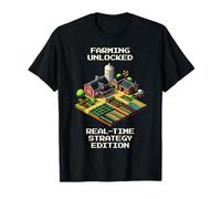 Agricultura desbloqueada | Estrategia en tiempo real Pixel Agricultura Vida Camiseta