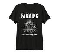 Agricultura Desde EL Amanecer del Tiempo Tripulación de Cosecha de Tractores agrícolas Camiseta Premium
