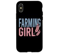 Agricultura Hija Ganadería Plantación Carcasa para iPhone X/XS
