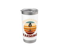Agricultura Regenerativa Sostenible Vaso térmico de acero inoxidable de doble pared
