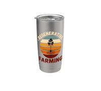 Agricultura Regenerativa Sostenible Vaso térmico de acero inoxidable de doble pared