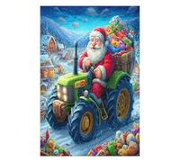 Agricultura Tractor Vintage Puzzle 1000 Piezas Obra De Arte Premium Vida Rural Rompecabezas Familiar para Adultos Aliviar Estrés Decoración Hogar Moderno 1000 PCS