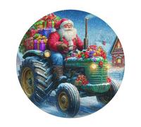 Agricultura Tractor Vintage Rompecabezas Educativo 120 Piezas Animales Formas Únicas Vida Rural Puzzle Niños Juguete Educativo para Decoración del Hogar Decoración 120 PCS