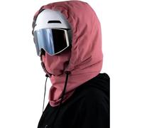 Agriculturi - Capucha impermeable con forro polar, capucha impermeable, resistente al viento, cubierta completa, capucha para actividades al aire libre, rosa, Talla única