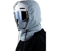 Agriculturi - Capucha impermeable con forro polar, capucha impermeable, resistente al viento, cubierta completa, capucha para actividades al aire libre, azul claro, Talla única