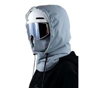 Agriculturi - Capucha impermeable con forro polar, pasamontañas multifuncional 3 en 1, pasamontañas de esquí, capucha de cobertura completa (gris)