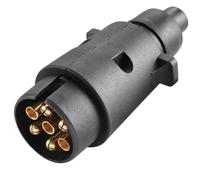 AGRISHOP Enchufe de Remolque 7 Pines Macho 12v Enchufe Connector para Remolque Caravana Clavija Remolque 7 Polos