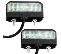 AGRISHOP Luces de matrícula LED 12v 24v Homologation Impermeable 2piezas Pilotos Luces Traseras Led paraTractor Vehículo Agrícolas