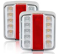 AGRISHOP Luces traseras 12V, Piloto impermeable para Iluminación del Remolque, Universal 12V Traseros LED Para Camion Coche con Homologation E-mark