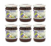 Agritur - Compota de ciruela ecológica, sin azúcares añadidos, solo azúcares de la fruta, natural, ideal para el desayuno y la merienda, perfecta como condimento para postres, pack de 6×210 g