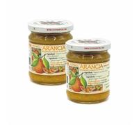 Agritur - Mermelada de Naranja Ecológica, Sin Azúcares Añadidos solo Azúcares de la Fruta, Natural, Ideal para el Desayuno y la Merienda, Perfecta como Condimento para Postres, Pack 2×210 g