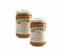 Agritur - Mermelada Extra Ecológica de Albaricoque Classic Bio, 60% fruta, con azúcar de caña y pectina, natural y sabrosa, ideal para el desayuno, postres y yogur, pack de 2×330 g