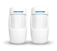 AGSHOME Detectores de Movimiento (2Pack), Necesita Trabajar con Nuestro Sistema de Alarma de Seguridad para el hogar Inteligente, HUB Necesario.