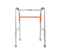 AGSu Andador para Caminar con Estructura de aleación de Aluminio, Andador Auxiliar Plegable de Cuatro Esquinas