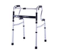 AGSu Andador para Caminar de aleación de Aluminio con Ayuda para Caminar, Andador Auxiliar con cojín de 2 Ruedas, una Variedad de Estilos Disponibles,D (a)