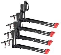 AGT Brazo Soporte Bicicleta: Juego de 4 Soporte de Pared para Bicicletas, para Llantas de 16" a 29", soporta hasta 35 kg, Giratorio (Almacenamiento, suspensión Rueda)