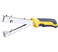 AGT Grapadoras y clavadoras manuales - grapadora impacto: Grapadora de martillo, Carcasa de acero, para grapas de 10,6-11,3 mm de ancho y 6-10 mm de largo (para herramientas)