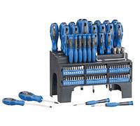 AGT Juegos de destornilladores - destornillador conjunto: 101-piezas Juego de destornilladores y puntas, Soporte de pared, 31 destornilladores (destornillador poco conjunto, Juego)