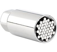 AGT Llaves de vaso - Tuerca universal: Llave de vaso, 9-21 mm, 3/8" (Universal Llave de tubo, Tuerca múltiple, inglesa)