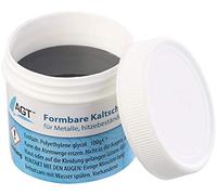 AGT Pastas para soldaduras - Metal liquido: Cold Welding Compound for Metals, formable, Heat Resistant up to 1,100 °C (Metal liquido Resistente al Calor, Resistente a la Temperatura)