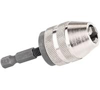 AGT Portabrocas - Portabrocas mini: Portabrocas sin llave para destornilladores inalámbricos, Alcance 0,5-6,5 mm (Mandril sin llave, por Destornillador inalámbrico, Simlock taladro)