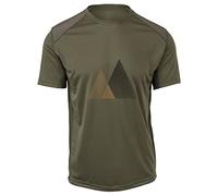 AGU Army Green MTB Sport Jersey Hombre Mangas Cortas, Unisex-Adult, One Size