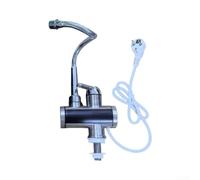 Agua caliente digital LED para grifo para uso instantáneo de baño de | Calentamiento rápido de 3 kW, LED para pantalla de temperatura, rango de 25-50 °C, cuerpo de acero inoxidable