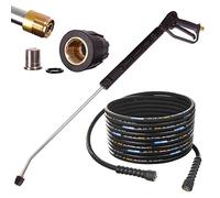 Agua caliente pistola 10m manguera 250bar DN8 lanza boquilla para limpiador de alta presión Karcher HD HDS
