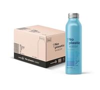 Agua con gas en Botella No Plastic Water de Ocean52. Agua Mineral con gas - Pack 12 unidades x 50 gua con gas en pack de 12 botellas reutilizables de 50cl.