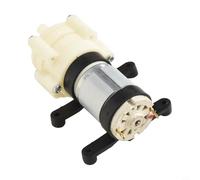 Agua de diafragma R385 DC 6-12V, caudal 1.5-1.8L/min, carcasa de silicona a prueba de golpes, para modelos experimentales, lavado de coches y mini sistemas de riego