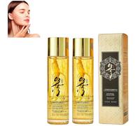 Agua de esencia antiarrugas de ginseng, aceite esencial antienvejecimiento Biaoquan Face Polypeptide Oill, reafirmante de la piel flácida y reducción de líneas finas, esencia de agua de ginseng