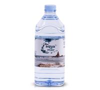 Agua de Mar hipertónica 2 litros - Envase de Plástico Libre de Bisfenol A y Ftalatos - Aqua de Mar - Múltiples beneficios - Captada en el Parque Natural Cabo de Gata (Almería)- Agua de mar para beber