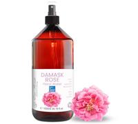 Agua de Rosas Bio Tónico Facial Calmante de la Piel, Limpiador Hidratante y Antienvejecimiento, Equilibrio pH, Aumenta Colageno y Reduce Arrugas - 1000 ml