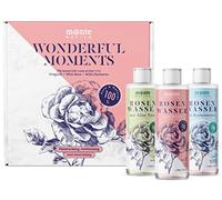 Agua de rosas de Monte Nativo - Set regalo mujer (3x200 ml) - Agua de rosas original, con aloe vera, con ácido hialurónico - Cosmética natural 100% para el cuidado de la piel - Cuidado facial