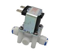 Agua eléctrica plástica de la válvula electromagnética 24VDC con el restrictor del flujo residual 300cc