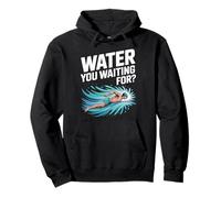 Agua Esperando Nadar Motivación Nadador Sudadera con Capucha