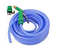 agua flexible - jardín extensible, tubo de riego, patio | durable con cabezal de pulverización para el mantenimiento del jardín, patio trasero, espacios verdes, colocación de