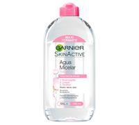 Garnier Skin Active, Agua Micelar Clásica Todo en Uno, Desmaquillante, Limpiador Facial, Limpia Rostro, Labios y Ojos, Sin Aclarado, para Todo Tipo de Pieles, Formato Maxi, 700 ml