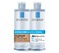 Agua micelar Toleriane Physiologique de La Roche Posay para pieles reactivas - 400 ml - Pack de 2