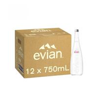 Evian Agua mineral natural – 12 botellas de 75 cl