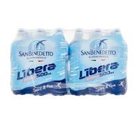 Agua mineral San Benedetto libre Sport & Fun, agua oligoineral natural, Benedicta, formato 24 x 0,5 l