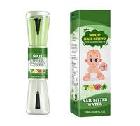 Agua para morder uñas de 10 ml para niños, extracto de melón amargo, líquido para masticar los dedos y promover hábitos