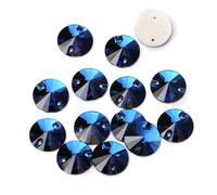 Agua perforando Gemas Redondas, 3200 Strass for Coser Rivoli con Parte Trasera Plana(12mm 84Pcs)