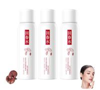 Agua rejuvenecedora antiarrugas Lingzhi, suero rejuvenecedor antiarrugas Ganoderma Lucidum, hidratación profunda, rostro antienvejecimiento y reafirmante, desvanecimiento de líneas finas (3pcs)