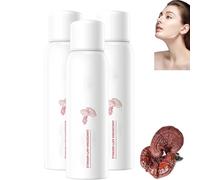 Agua rejuvenecedora antiarrugas Lingzhi, suero rejuvenecedor antiarrugas Ganoderma Lucidum, repara en profundidad, hidrata y reafirma la piel, para todo tipo de pieles (3pcs)