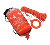 Agua Rescate Tire Bolsa | Flotante Bolsa con Lanzar Cuerda de Rescate, Equipo de Seguridad Reflectante para Supervivencia Marina al Aire Libre Rafting Agua Vela Ahogamiento, 16 Metros, Refer to