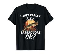 Agua Salada Me Gusta Mucho Barracuda Fish Lover Barracuda Camiseta