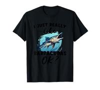 Agua Salada Me Gusta Mucho Barracuda Fish Lover Barracuda Camiseta