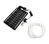 Agua sumergible solar de 12 V para aplicaciones de pozos profundos y perforaciones, caudal de 240 l/h, altura de elevación de 0.8-8 pies, panel de 6 W, construcción ABS