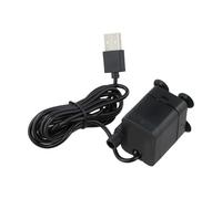 Agua sumergible USB CC 5V 3W para acuario, fuente de pecera, para funcionamiento ultra silencioso por debajo de 40 dB, 250 L/H caudal con ventosas